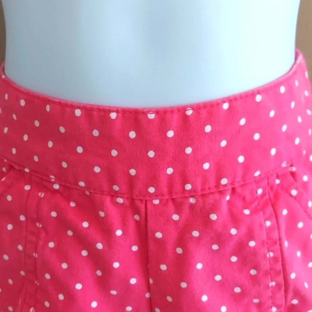 Gymboree 3 pc pack shorts - pink polka dot orange hippo stripes - size 2T